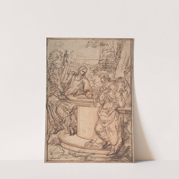 Christ and the Samaritan Woman at the Well by Giuseppe Passeri