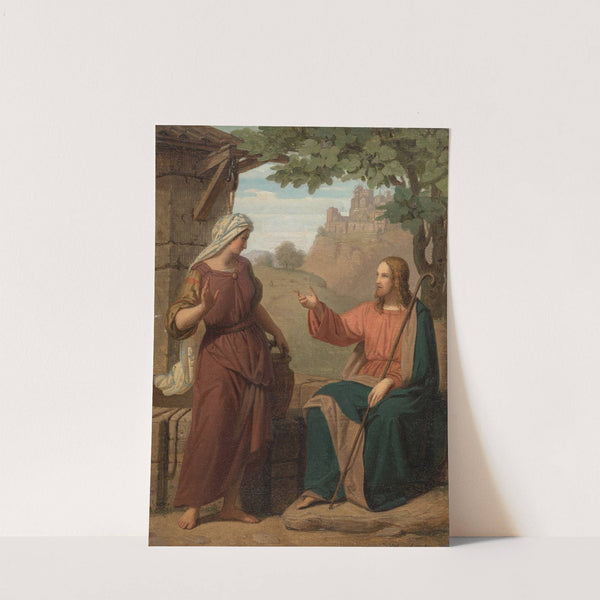 Christ and the Samaritan woman at the well by Franz Ittenbach