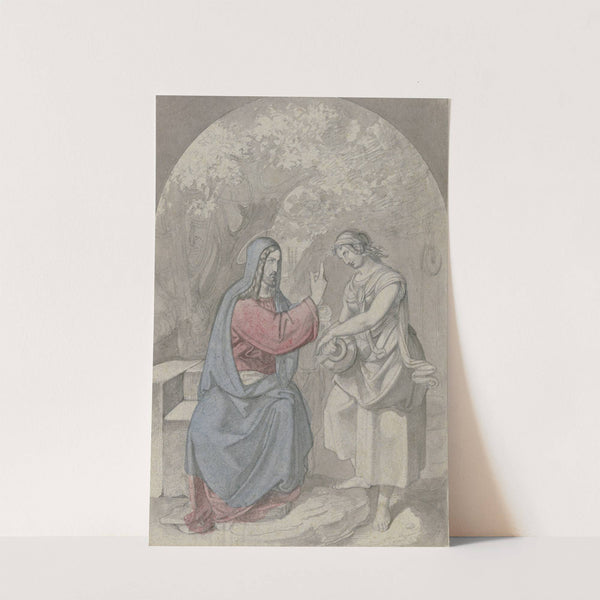 Christ and the Samaritan woman at the well by Ferdinand Fellner