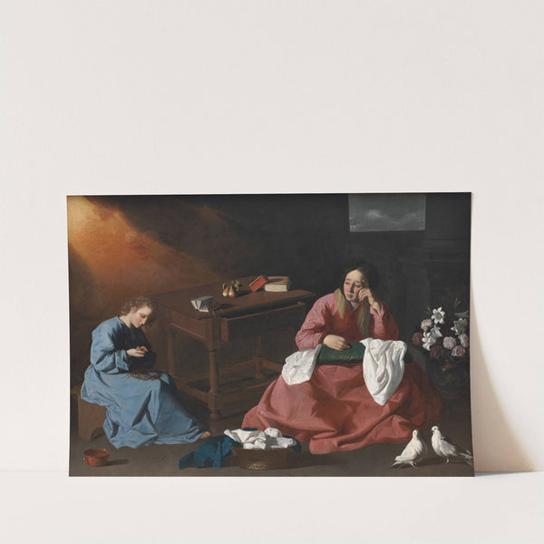 Christ and the Virgin in the House at Nazareth (c. 1640) by Francisco de Zurbarán