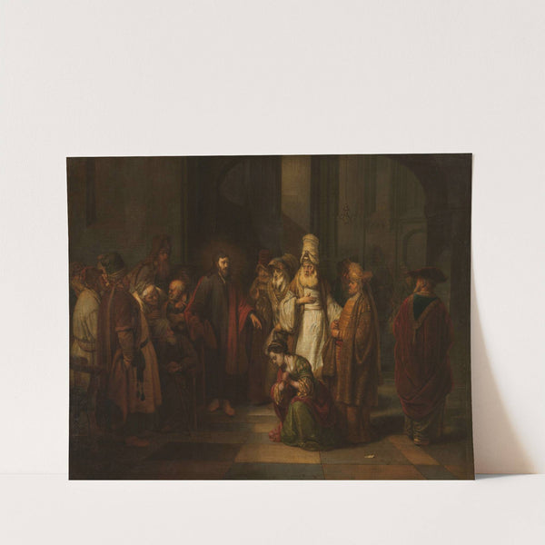 Christ and the Woman in Adultery by Gerbrand van den Eeckhout