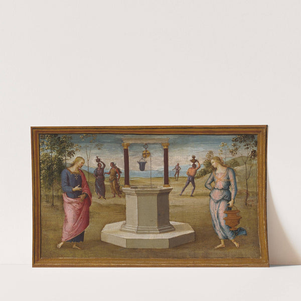 Christ and the Woman of Samaria (1500-05) by Pietro Perugino
