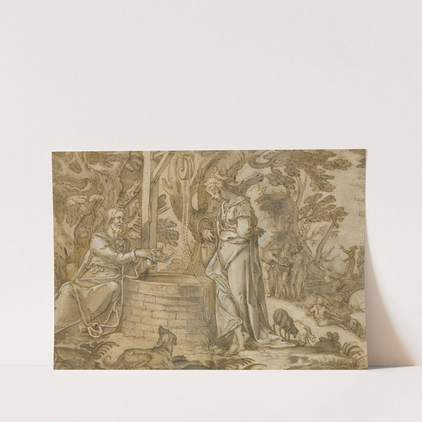 Christ And The Woman Of Samaria by Joachim Wtewael