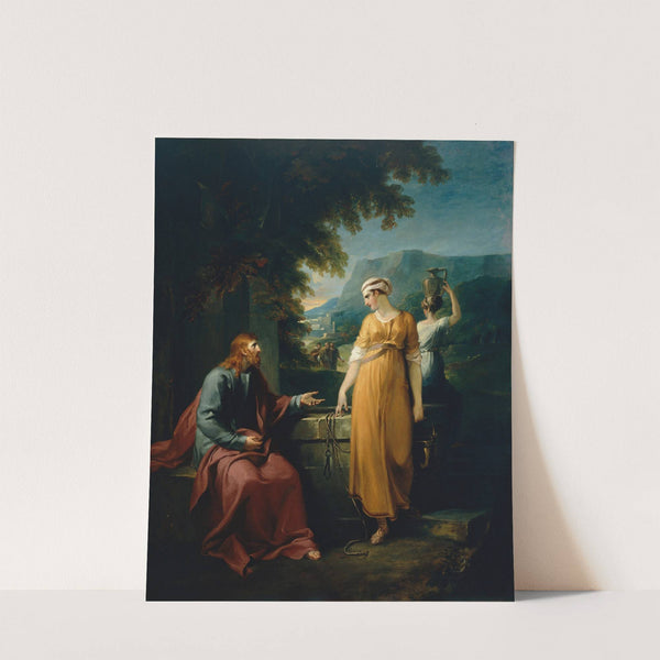 Christ and the woman of Samaria by William Hamilton