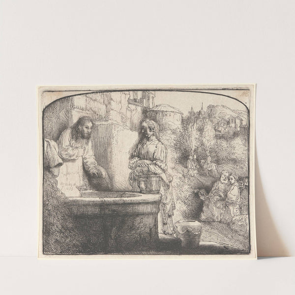 Christ and the Woman of Samaria (1658) by Rembrandt van Rijn