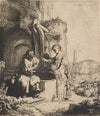 Christ and the Woman of Samaria; Among the Ruins