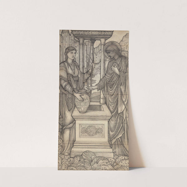 Christ and the Woman of Samaria at the Well by Sir Edward Coley Burne-Jones