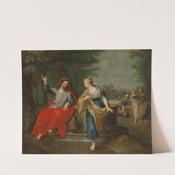 Christ And The Woman Of Samaria At The Well by Follower of Peter Paul Rubens
