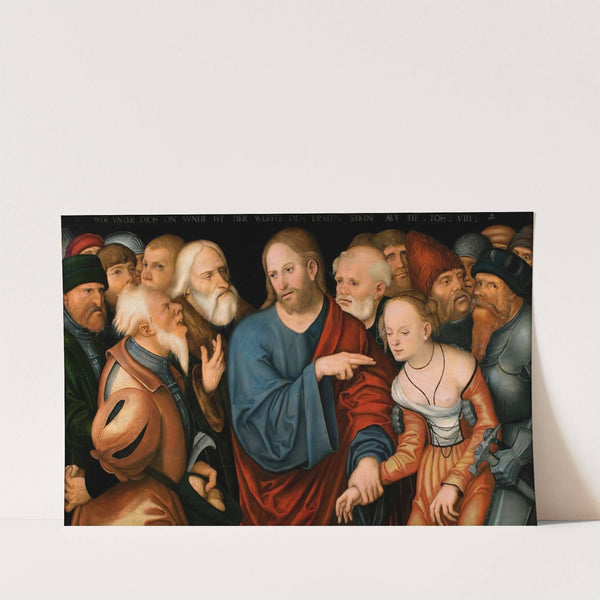 Christ and the Woman Taken in Adultery (after 1537) by Lucas Cranach the Younger