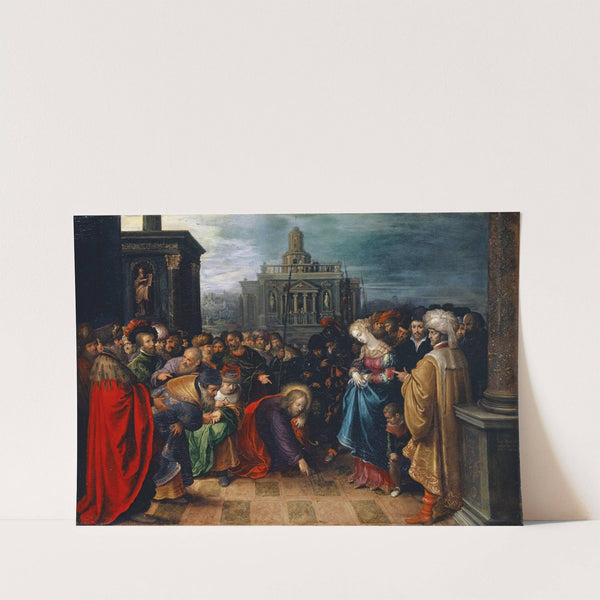 Christ And The Woman Taken In Adultery (1612) by Frans Francken the Younger