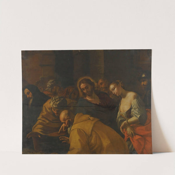 Christ And The Woman Taken In Adultery by Mattia Preti