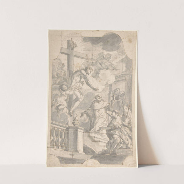 Christ Appearing to St. Bernard by Johann Georg Wolcker