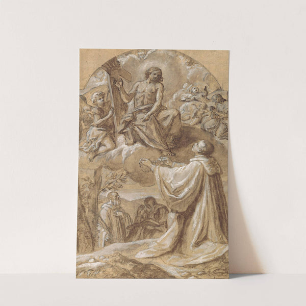 Christ Appears to Blessed Michael of Camaldoli by Marco Benefial