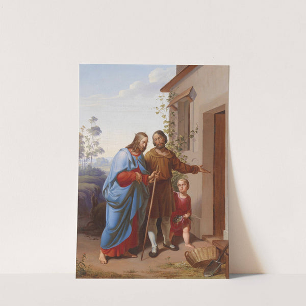 Christ As A Guest by Carl Rahl