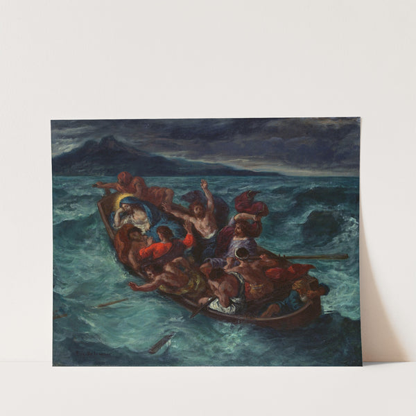 Christ Asleep during the Tempest (ca. 1853) by Eugène Delacroix