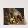 Christ At The Home Of Martha And Mary by Charles De La Fosse