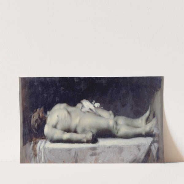 Christ au tombeau (1899) by Jean-Jacques Henner