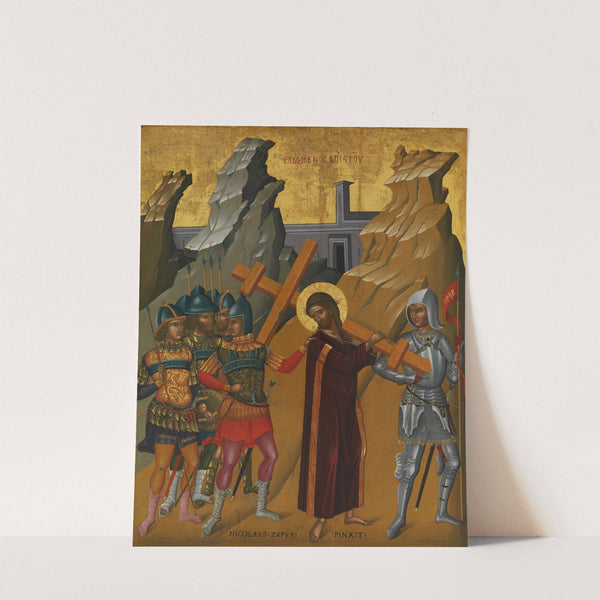 Christ Bearing the Cross by Nicolaos Tzafouris