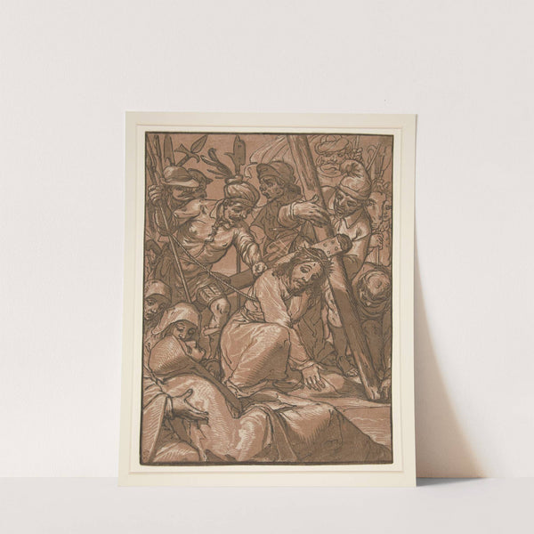 Christ bearing the Cross by Andrea Andreani