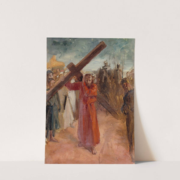 Christ Bears The Cross (1890 - 1895) by Albert Edelfelt