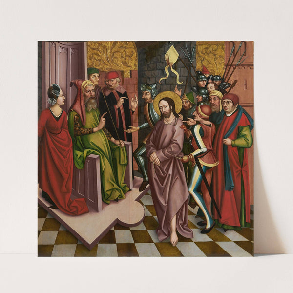 Christ before Pilate by Meister des Hohenlandenberger Altars