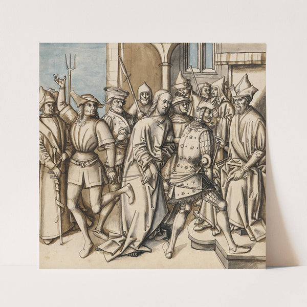 Christ before Pilate by Circle Of Hans Holbein The Elder