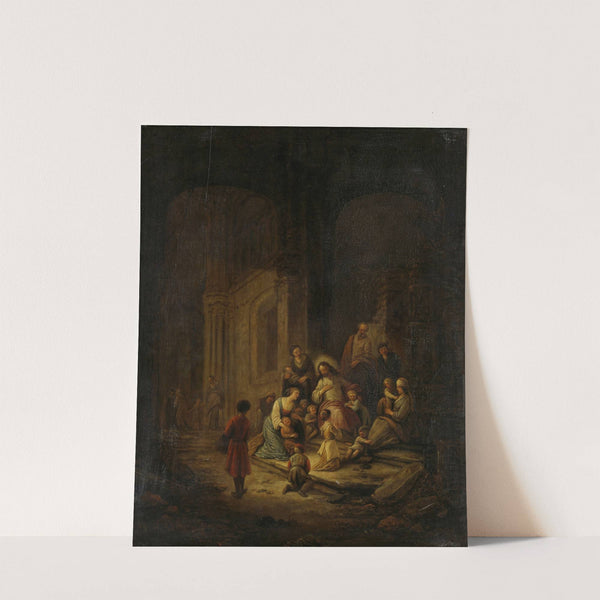 Christ Blessing the little Children by Jacob de Wit