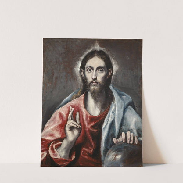 Christ Blessing (‘the Saviour Of The World’) by El Greco (Domenikos Theotokopoulos)