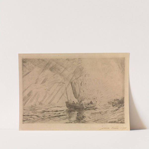 Christ Calming the Storm (1886) by James Ensor