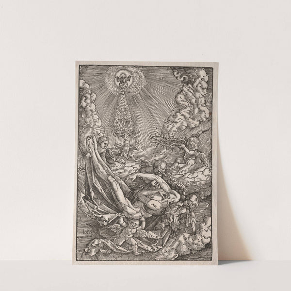Christ Carried to Heaven by Angels (c. 1515–17) by Hans Baldung