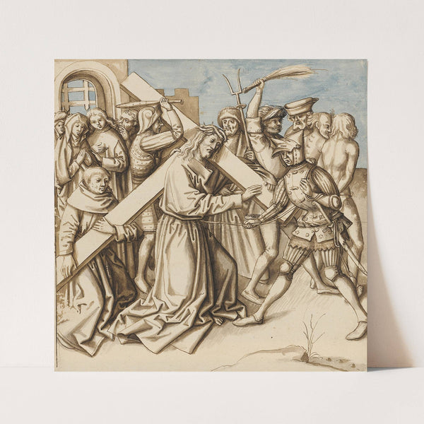 Christ Carrying the Cross by Circle Of Hans Holbein The Elder