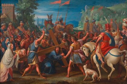 Christ carrying the cross