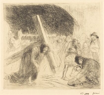 Christ Carrying the Cross (seventh plate) (c. 1910)