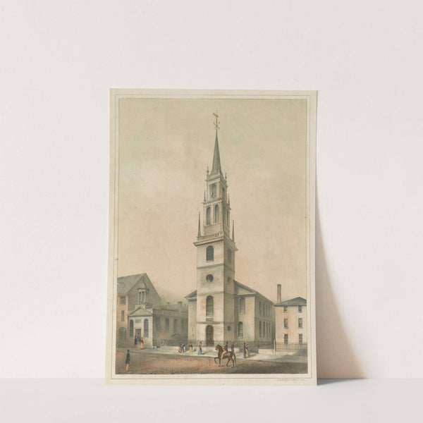 Christ Church, Boston – erected A.D. 1723 – this church contains the first ring of bells cast for North America by John H. Bufford's & Sons