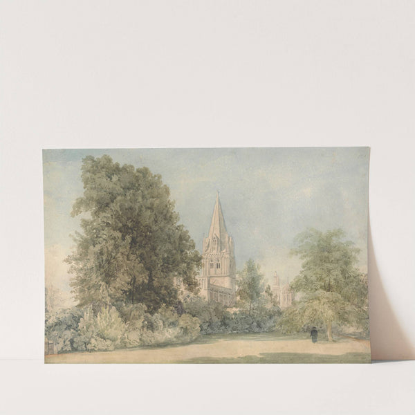 Christ Church, Canon's Garden, Oxford by William Alfred Delamotte