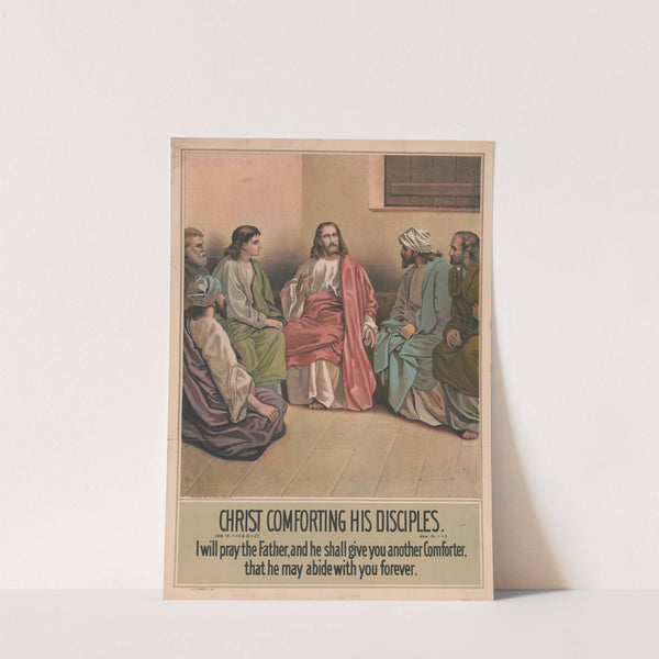 Christ comforting his disciples (1891) by Harris, Jones & Co