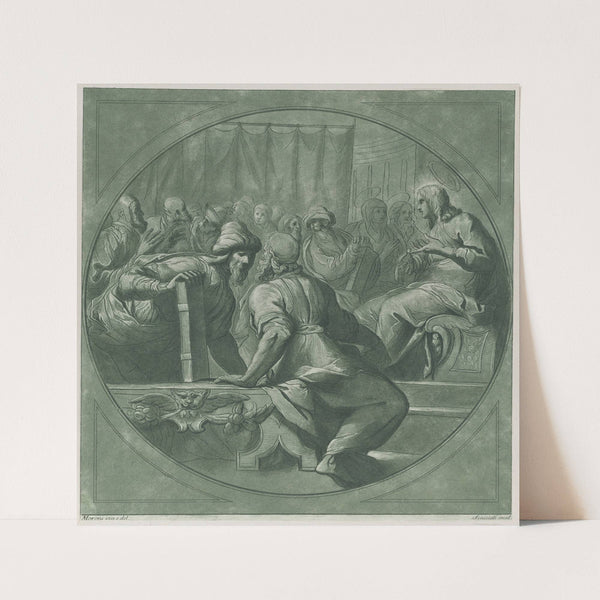 Christ confounding the doctors (1750–70) by Andrea Scacciati