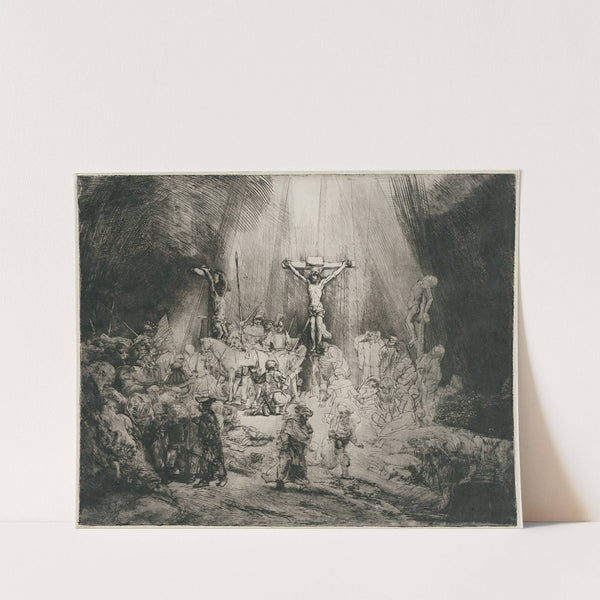 Christ Crucified Between the Two Thieves (‘The Three Crosses’) (1653) by Rembrandt van Rijn