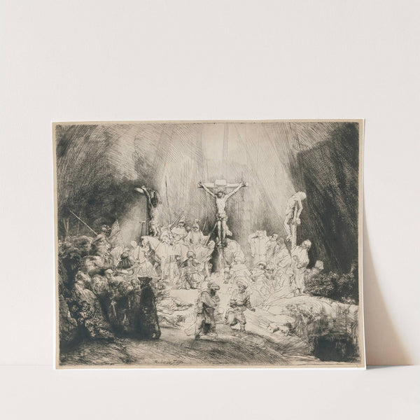 Christ crucified between the two Thieves: ‘The Three Crosses’ (1653) by Rembrandt van Rijn