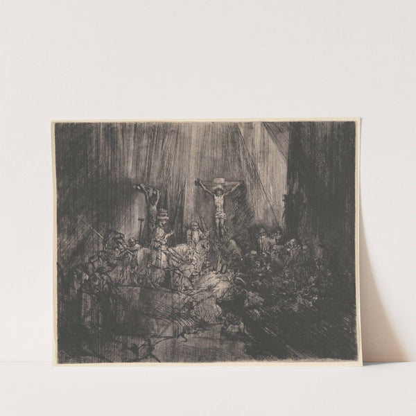 Christ Crucified between the Two Thieves (The Three Crosses) (1653) by Rembrandt van Rijn