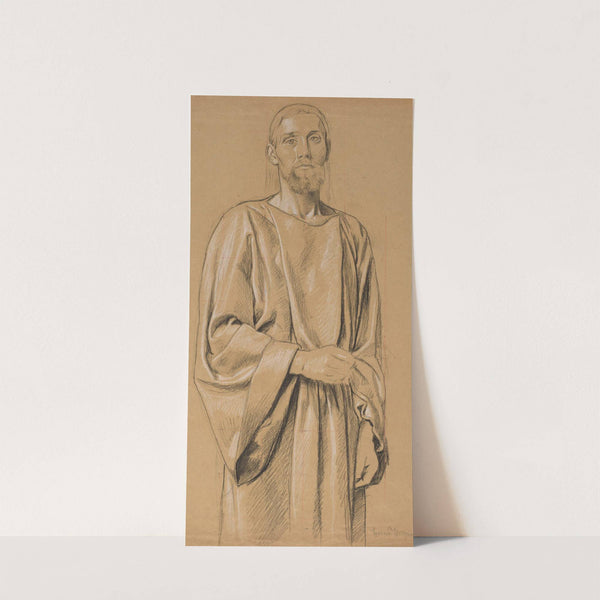 Christ Depicted En Face (1896) by Hans Thoma