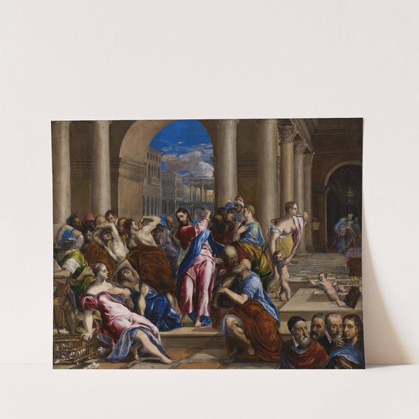 Christ Driving the Money Changers from the Temple (ca 1570) by El Greco (Domenikos Theotokopoulos)
