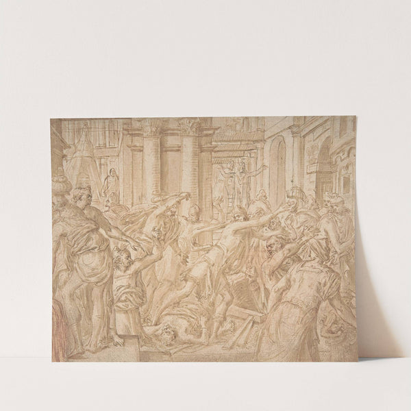 Christ Driving the Money Changers from the Temple (1530–70) by Frans Floris