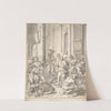 Christ Driving the Money Changers from the Temple by Matthias Scheits