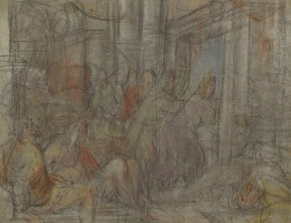 Christ Driving the Money Changers from the Temple