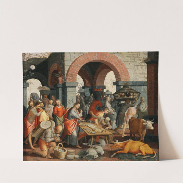 Christ Driving the Money-Changers from the Temple (Matthew 21; 12–13) by Pieter Aertsen