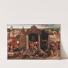 Christ Driving the Traders from the Temple by Hieronymus Bosch