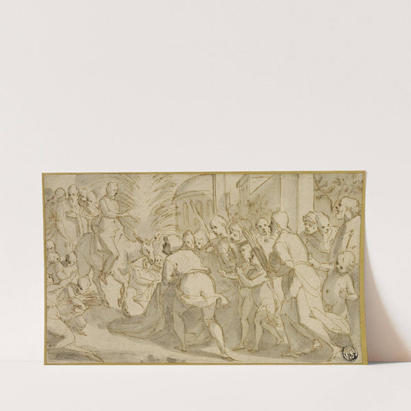 Christ Entering Jerusalem (1595-99) by Andrea Boscoli