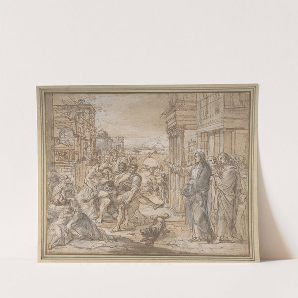 Christ Healing a Possessed Man by Aureliano Milani