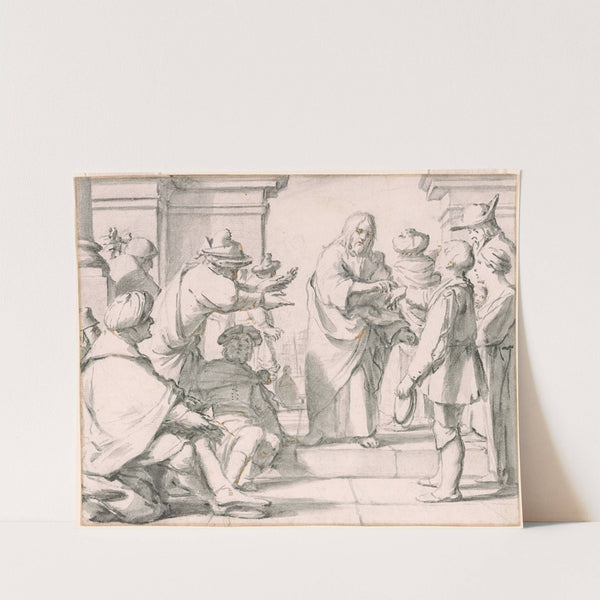 Christ Healing the Man with the Withered Arm by Gerard van Honthorst